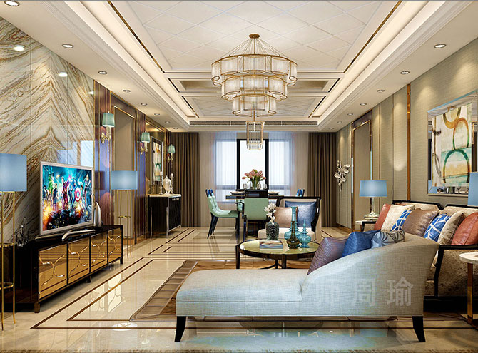 鸡巴操最色网站世纪江尚三室两厅168平装修设计效果欣赏